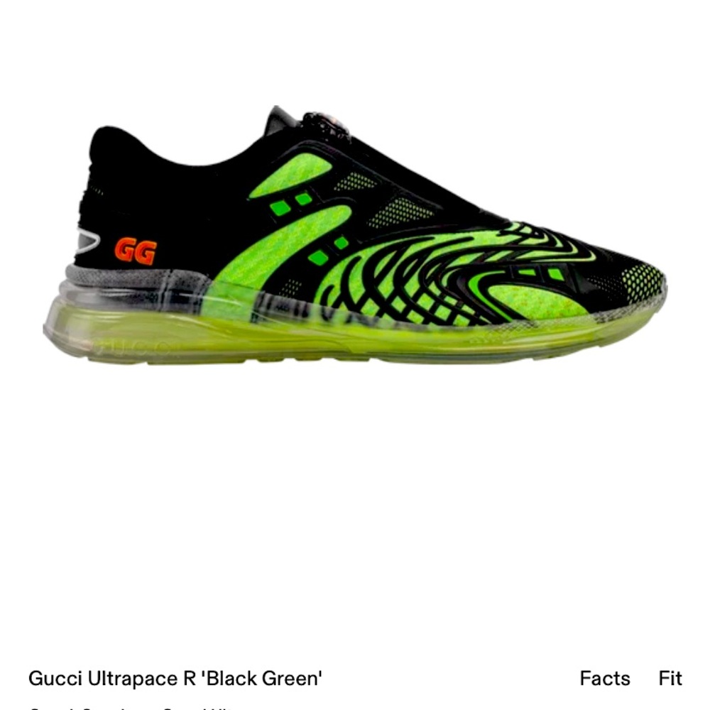 Gucci Ultrapace Black/Green Men 10